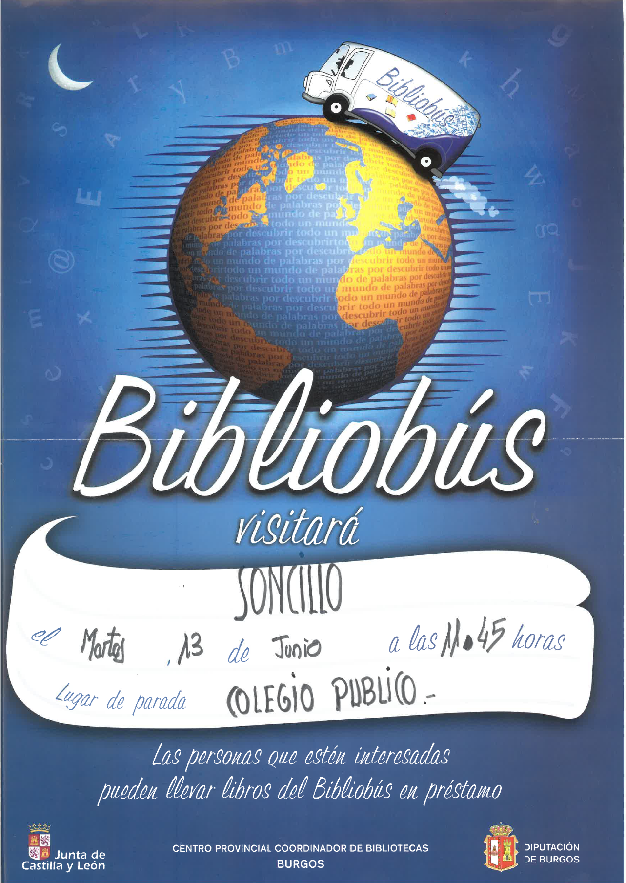 "BIBLIOBUS 13 DE JUNIO"